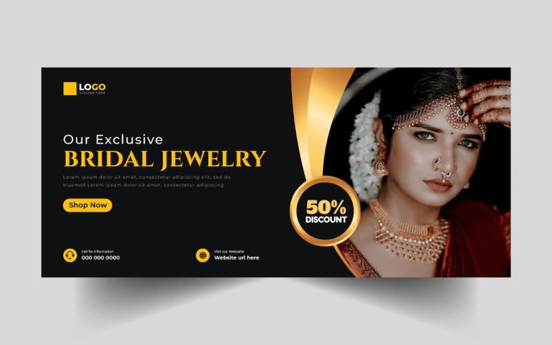 Jewelry Sale Social Media Facebook Cover Ver-3