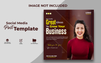 Modern Business Promotion Social Media Post Template