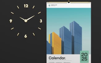 Real Estate Calendar Template for MS Word, InDesign, Affinity Suites