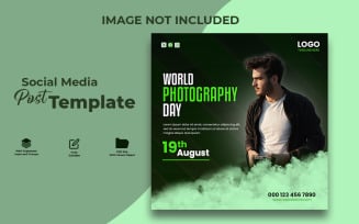 World Photography Day Instagram Post Template 19 August