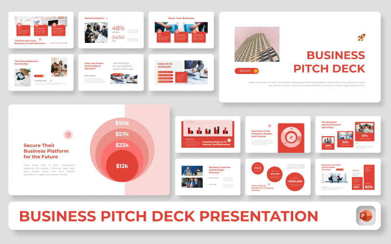 BizDeck - Business Pitch Deck PPT PowerPoint Template