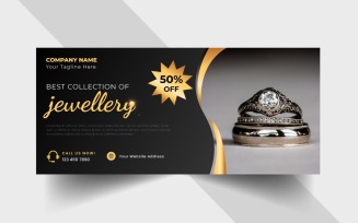 Jewelry Sale Social Media Facebook Cover Ver-10