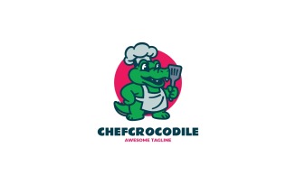 Mascot Chef Crocodile Logo Design