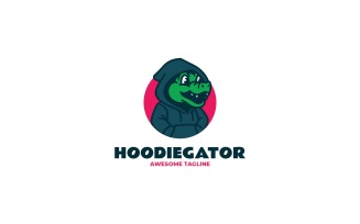 Mascot Crocodile Logo Design