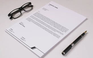 Minimal Business Lettehead Design