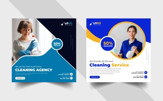 Cleaning Service Social Media Post Template Ver-3