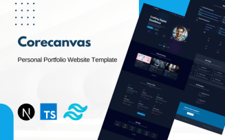 Corecanvas - Personal Portfolio NextJS Template