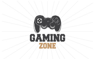 Game Console Logo Design Gamepad V1