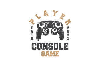 Game Console Logo Design Gamepad V4