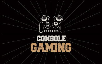Game Console Logo Design Gamepad V5
