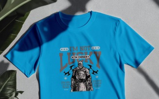 I Am Not Lucky I Am Chosen Digital Shirt Design | Christian PNG