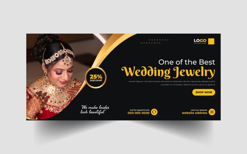 Jewelry Sale Social Media Facebook Cover Ver-11