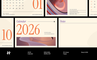 Modern Minimalist Calendar