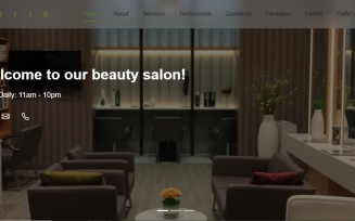 Savoria – Beauty Salon Clean Bootstrap Landing Page Template