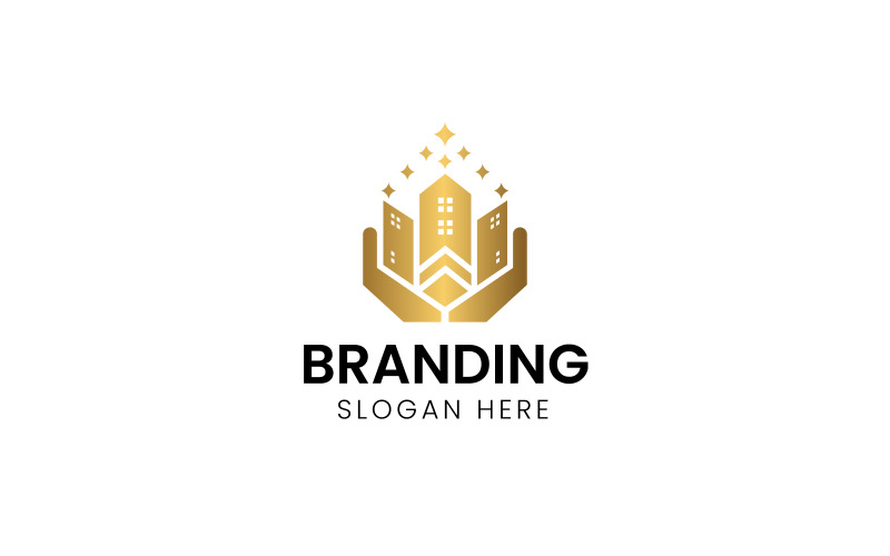 Urban Real estate Holding logo-968 Logo Template