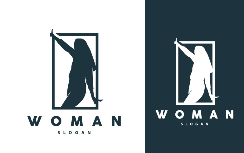 Woman Logo Beauty And Elegance Design V2 Logo Template