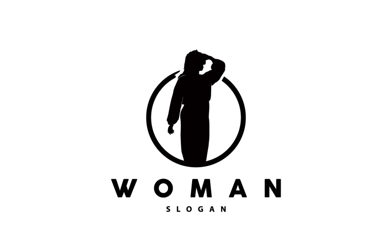 Woman Logo Beauty And Elegance Design V3 Logo Template