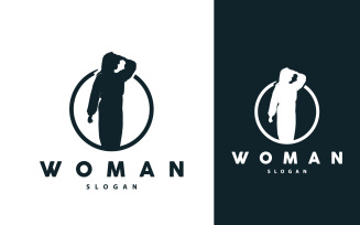 Woman Logo Beauty And Elegance Design V4