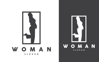 Woman Logo Beauty And Elegance Design V8