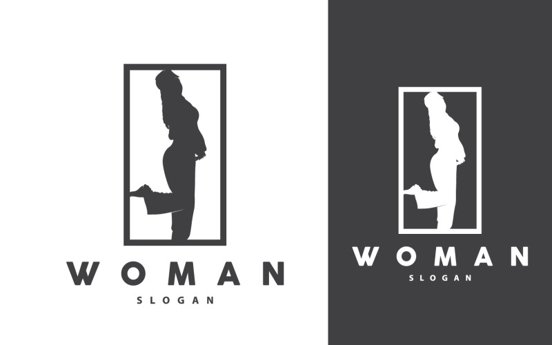 Woman Logo Beauty And Elegance Design V8 Logo Template