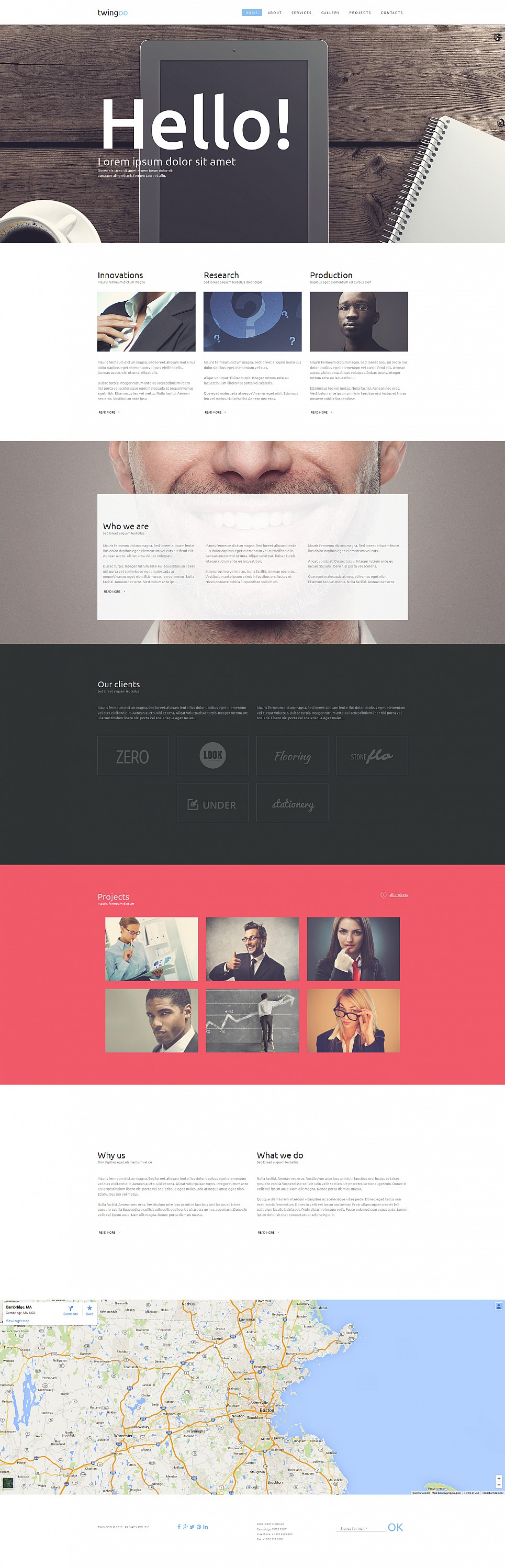 Business Responsive Moto CMS 3 Template New Screenshots BIG