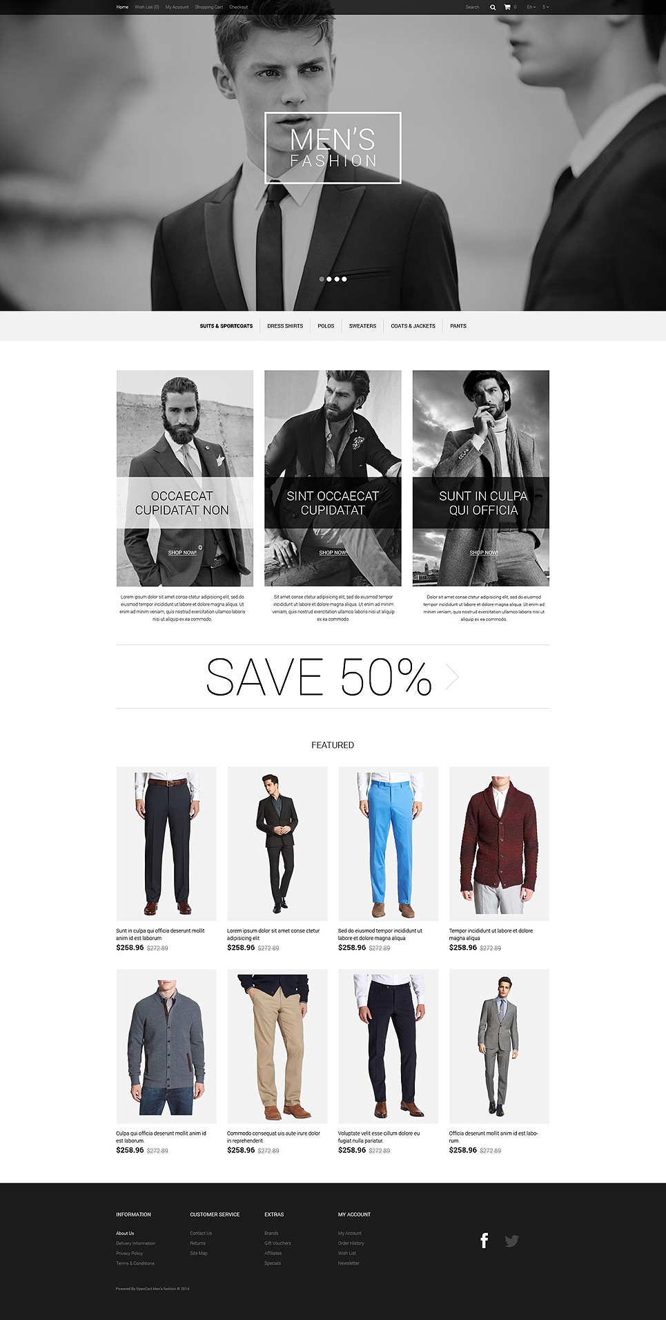 Fashion Store Responsive OpenCart Template New Screenshots BIG