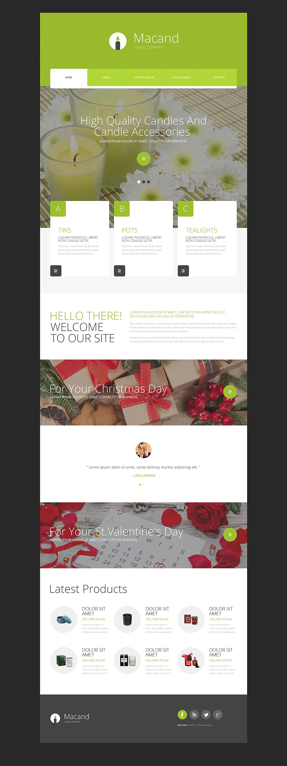 Gifts Store Website Template New Screenshots BIG