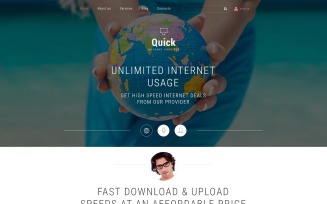 Internet Joomla Template