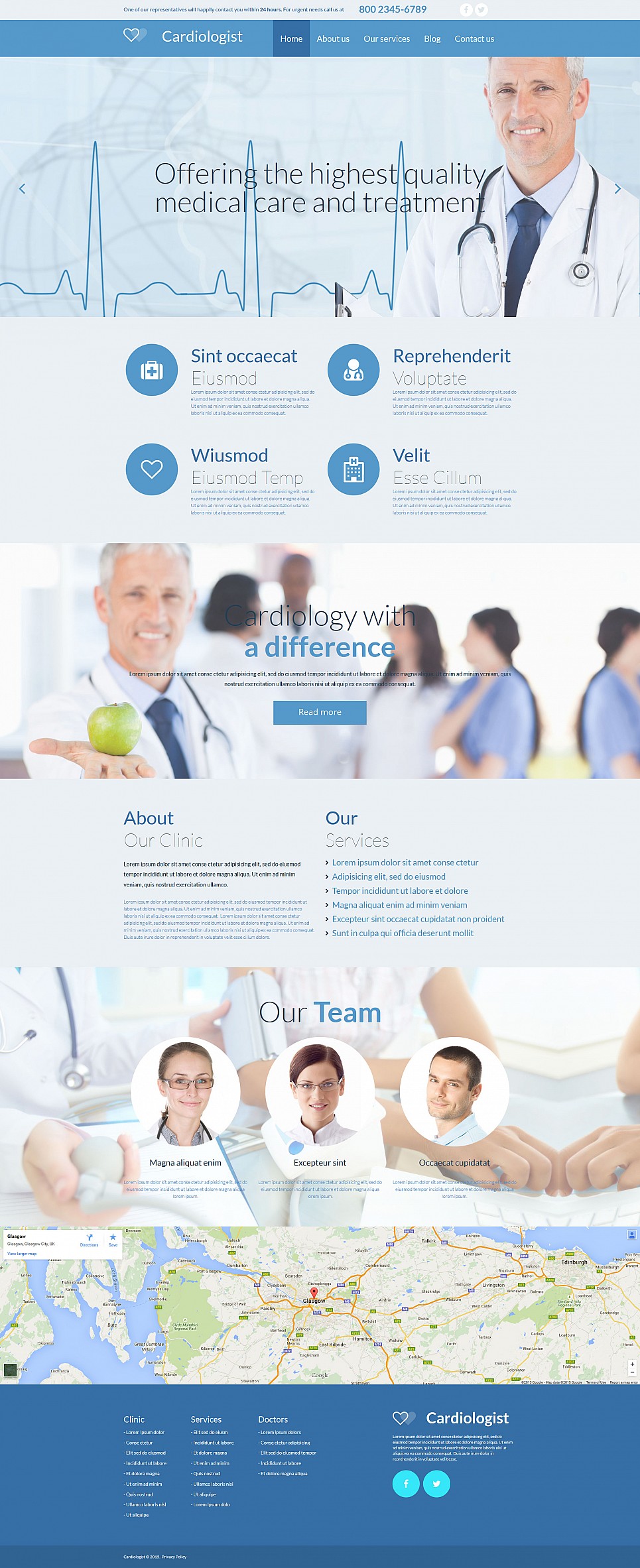 Medical Responsive Moto CMS 3 Template New Screenshots BIG