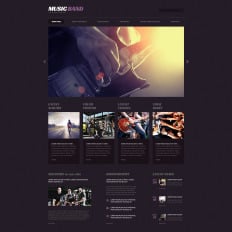 Bootstrap Music WordPress Themes Music Band Bootstrap