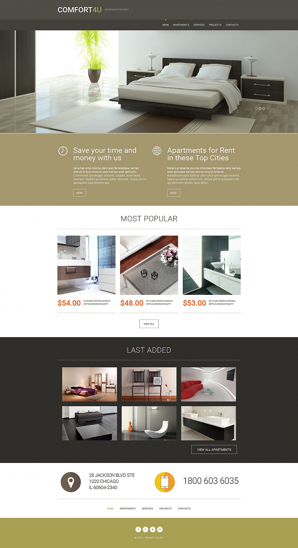 Real Estate Agency Responsive Moto CMS 3 Template New Screenshots BIG