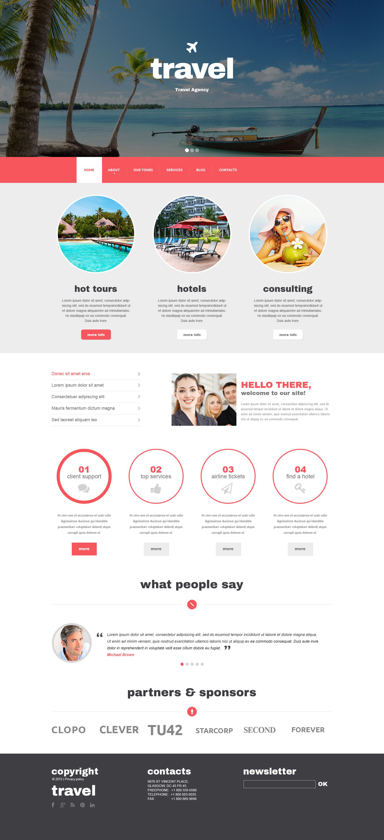 Travel Agency Responsive Drupal Template