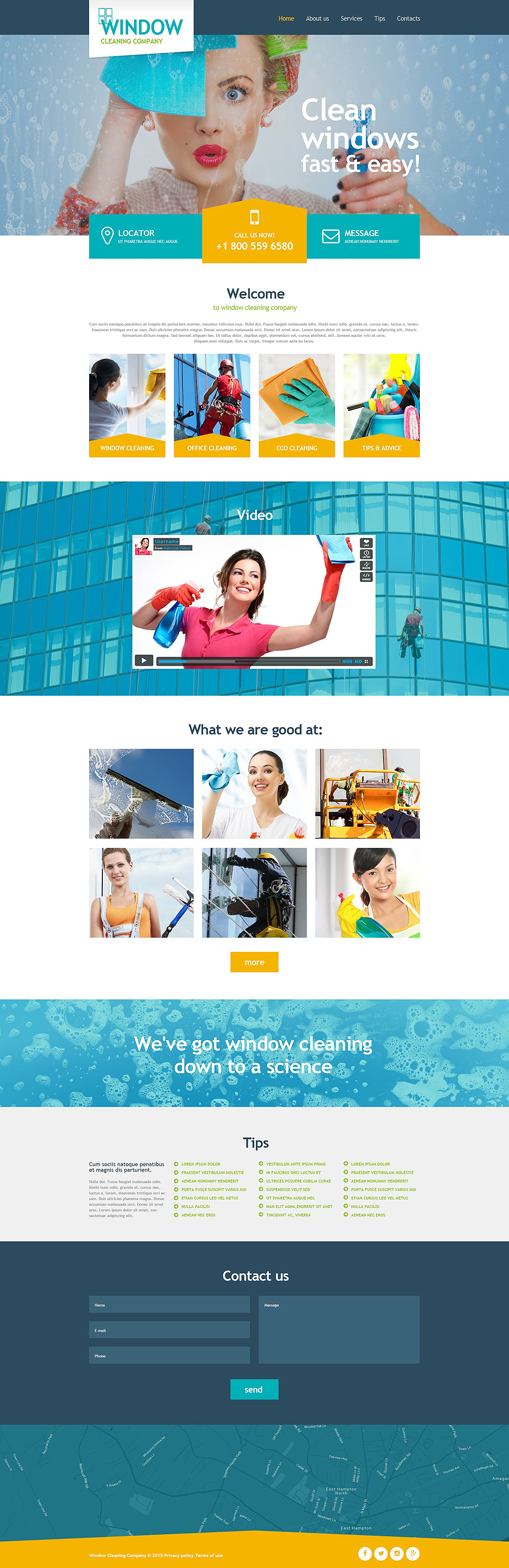 Window Cleaning Muse Template New Screenshots BIG