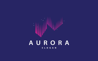 Aurora Light Wave Sky View Logo Design V3