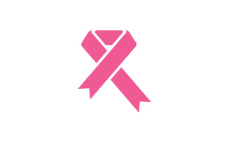 Breast cancer awareness logo design. Illustration icon vector v4