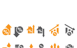 Finance Icons Set for banking