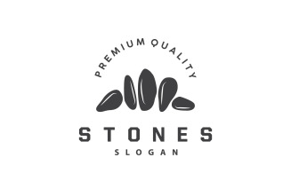 Stone Logo Premium Design Vector V10