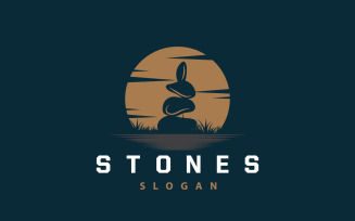 Stone Logo Premium Design Vector V12