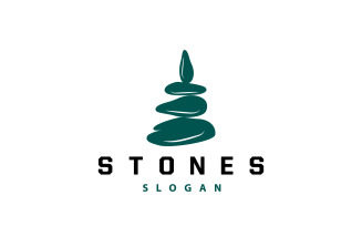 Stone Logo Premium Design Vector V1
