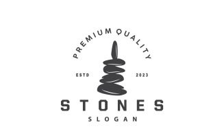 Stone Logo Premium Design Vector V2