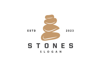 Stone Logo Premium Design Vector V3