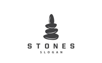 Stone Logo Premium Design Vector V4