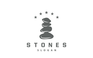 Stone Logo Premium Design Vector V5