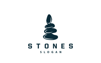Stone Logo Premium Design Vector V6