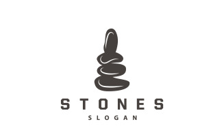 Stone Logo Premium Design Vector V7