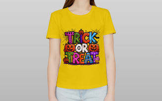 Trick for Treat Digital Shirt Design | Halloween PNG