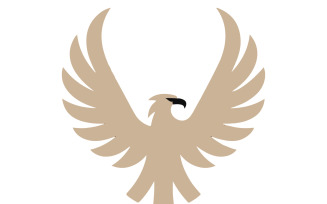 A logo design for eagle bird