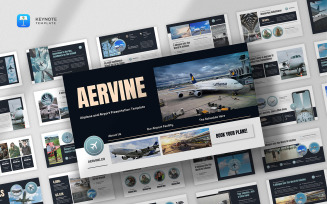 Aervine - Airline & Aviation Keynote Template