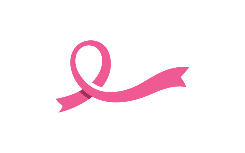 Breast cancer awareness logo design. Illustration icon vector v11 Logo Template