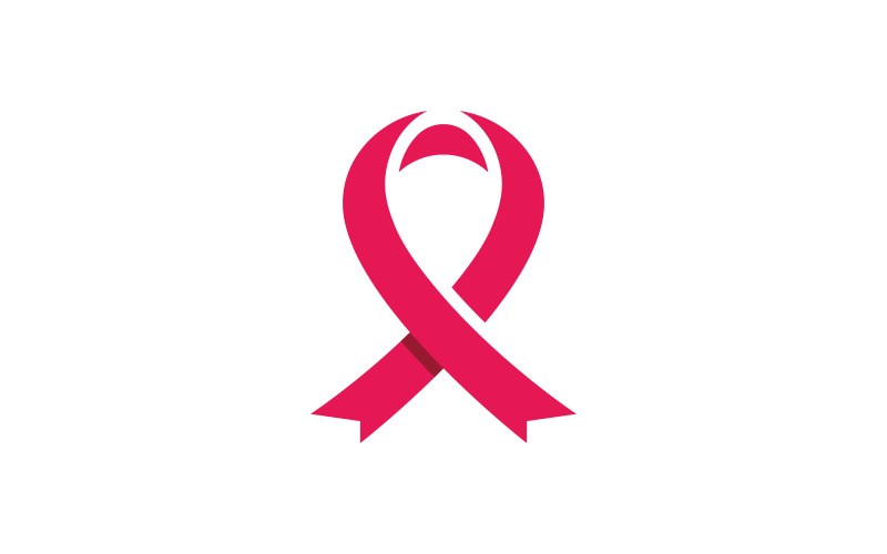 Breast cancer awareness logo design. Illustration icon vector v3 Logo Template